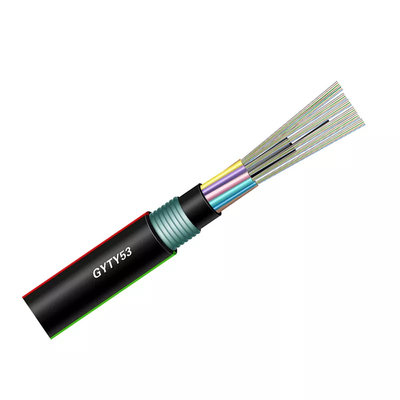 Kabel światłowodowy z luźną rurką Podwójny płaszcz opancerzony bezpośredni kabel FO SM