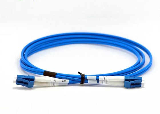Blue Fiber Optic Patchcord Simplex Duplex 3,0 mm średnicy