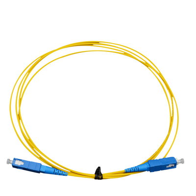 Niestandardowy kabel światłowodowy Biały płaszcz PVC Niebieski/Płaszcz Aqua