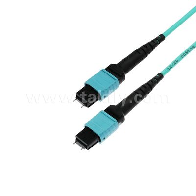 Patchcord MPO/MTP 16-rdzeniowy zworka kabla trunkingowego SM/MM Światłowód do centrum danych AI FTTX