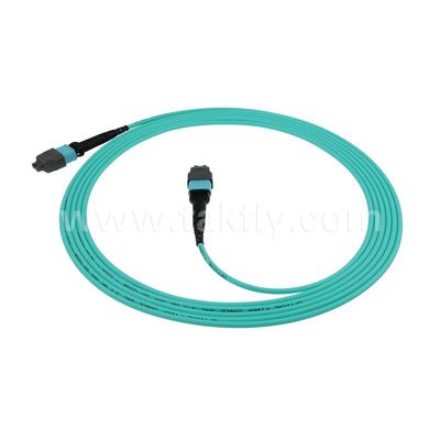 Patchcord MPO/MTP 16-rdzeniowy zworka kabla trunkingowego SM/MM Światłowód do centrum danych AI FTTX