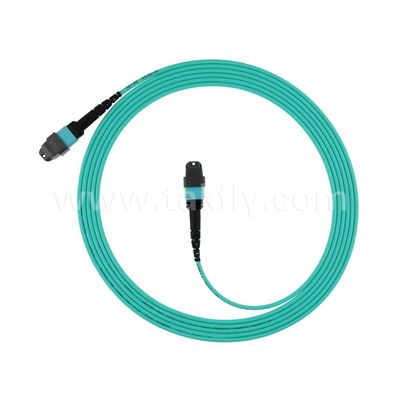 Patchcord MPO/MTP 16-rdzeniowy zworka kabla trunkingowego SM/MM Światłowód do centrum danych AI FTTX