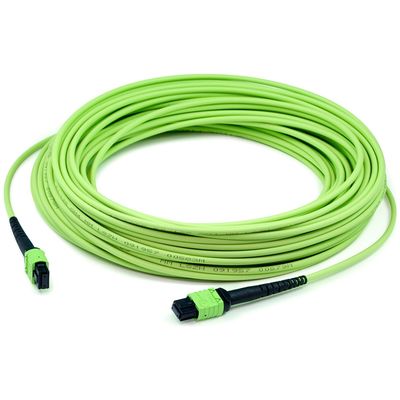 Patchcord MPO/MTP 16-rdzeniowy zworka kabla trunkingowego SM/MM Światłowód do centrum danych AI FTTX