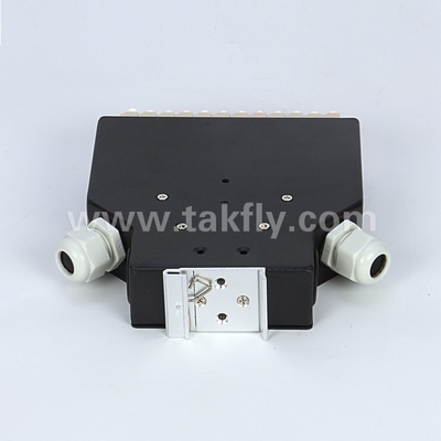 Aluminiowy DIN Rail Mounted LC/Sc Sx/Dx Fiber Optic Terminal Box z łatwą instalacją
