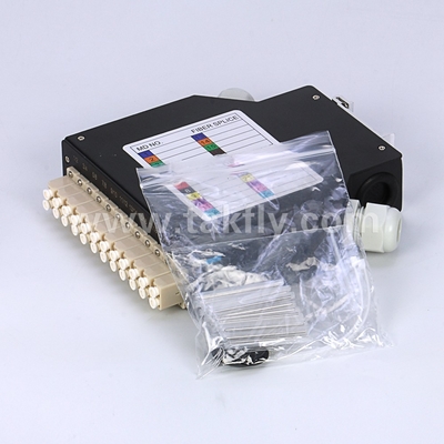Aluminiowy DIN Rail Mounted LC/Sc Sx/Dx Fiber Optic Terminal Box z łatwą instalacją