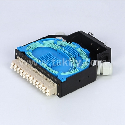 Aluminiowy DIN Rail Mounted LC/Sc Sx/Dx Fiber Optic Terminal Box z łatwą instalacją