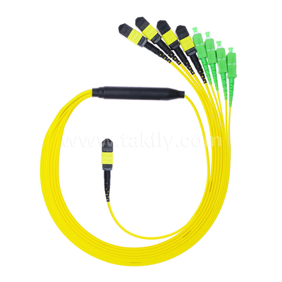 Opcjonalny MTP Trunk Cable MPO/MTP SC/LC/FC/ST/MPO Kabel światłowodowy do centrum danych