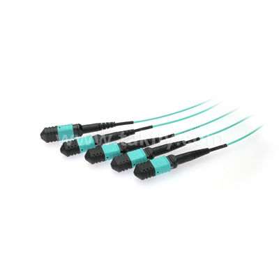 MPO/MTP Fanout Cable PLC Splitter 1x4 SM/MM Włókno optyczne do centrum danych FTTX