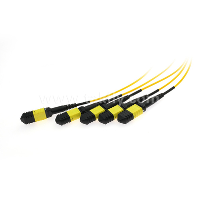 Kabel światłowodowy MPO/MTP SM/MM PLC Splitter 1x4 do centrum danych FTTX