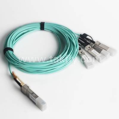 100Gb/s QSFP28 do 4x SFP28 Przerwanie kablu aktywnego optycznego AOC kablu szybkiego przesyłu danych
