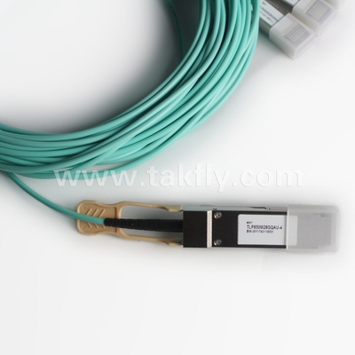 100Gb/s QSFP28 do 4x SFP28 Przerwanie kablu aktywnego optycznego AOC kablu szybkiego przesyłu danych