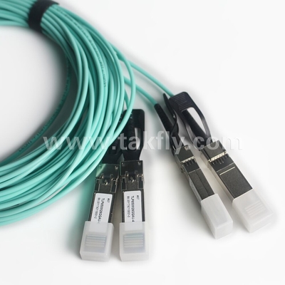 100Gb/s QSFP28 do 4x SFP28 Przerwanie kablu aktywnego optycznego AOC kablu szybkiego przesyłu danych