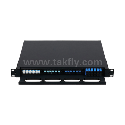 Dostosowywalny MPO Fiber Optic Cassette MTP Patch Panel Typ przesuwny dla centrum danych FTTX