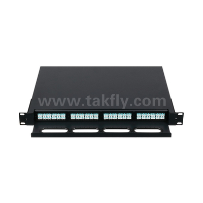 Dostosowywalny MPO Fiber Optic Cassette MTP Patch Panel Typ przesuwny dla centrum danych FTTX