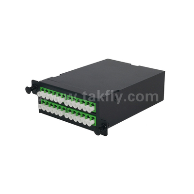 Włókno optyczne MPO Kaseta MTP Panel patch Aluminium Alloy Slidable Type Management For Data Center FTTX