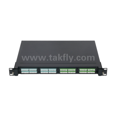 Włókno optyczne MPO Kaseta MTP Panel patch Aluminium Alloy Slidable Type Management For Data Center FTTX