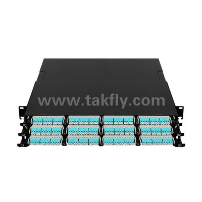MPO Patch Panel MTP Cassette 144 Rdzenie Super-high Density Fiber Optic For Data Center FTTX