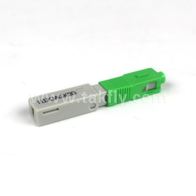SC/APC Instalowalny w terenie szybki złącze wbudowany-APC dla 62,5/125μm OM1 Plastic Fiber Mode