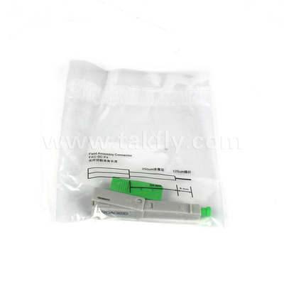 SC/APC Instalowalny w terenie szybki złącze wbudowany-APC dla 62,5/125μm OM1 Plastic Fiber Mode