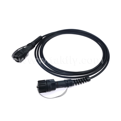 SM/MM MPO Patch Cord MTP Trunk Cable ODVA-MPO/MTP Waterproof Jumper dla centrum danych FTTX