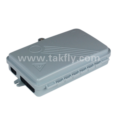 PC ABS Material 6 Core Fiber Optic Termination Box do szybkich połączeń światłowodowych