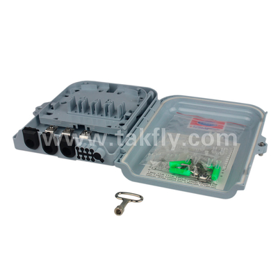 ABS 8 Core Termination Box dla kabli światłowodowych z mechanizmem blokady antykradzieżowej