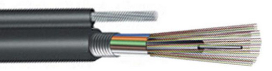 GYTC8A 2-144F Kabel włóknisty zewnętrzny z napędem stalowym i wzmocnieniem środkowym włókna stalowego