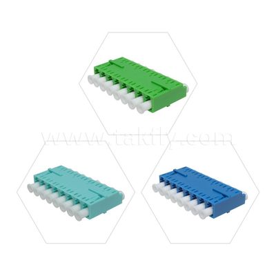LC Adapter Cable Coupler APC/UPC SM/MM Simplex/Duplex/Quad/6 dróg/8 dróg Fiber Optic For Data Center FTTH
