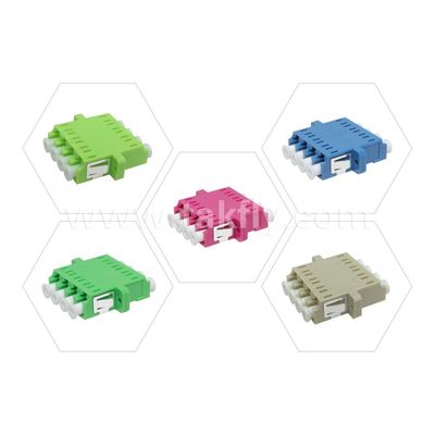 LC Adapter Cable Coupler APC/UPC SM/MM Simplex/Duplex/Quad/6 dróg/8 dróg Fiber Optic For Data Center FTTH