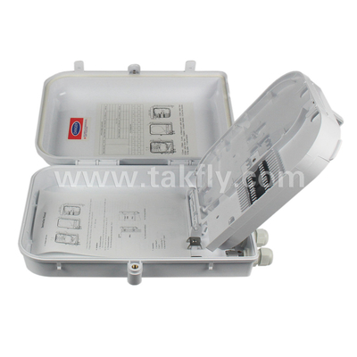 16 portów Fiber Optic Termination Box Lekkie ciężar Wstawić i wyciągnąć Żywotność 1000 razy FTTx Kabel Termination Box
