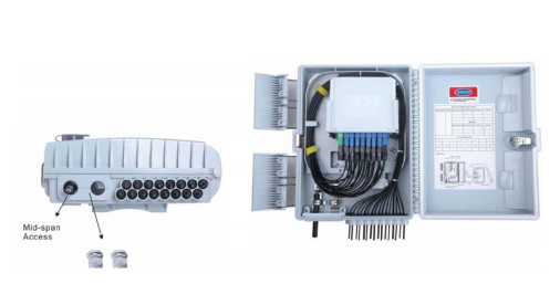 FTKS-1805-16F 16 portów Fiber Termination Box, FTTx Fiber Cable Termination Box Lekka waga