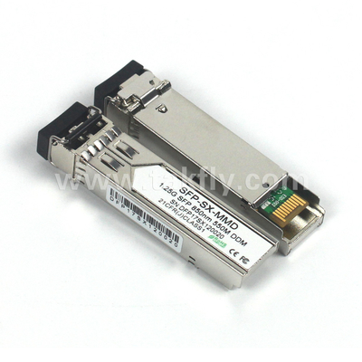 1.25G SFP 850NM 550M MMF DDM LC CISCO JUNIPER HUAWEI Kompatybilny moduł nadajnika SFP