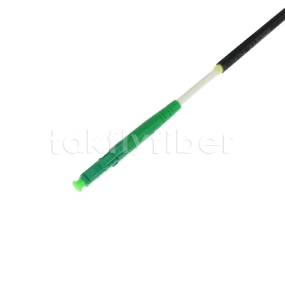 Telecom Grade CPR Dca Certified 4.5mm Double Shealth Fiber Optic Patchcord SM G657AB3 LSZH Black Jacket SCAPC do LCAPC