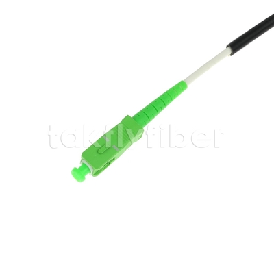 Telecom Grade CPR Dca Certified 4.5mm Double Shealth Fiber Optic Patchcord SM G657AB3 LSZH Black Jacket SCAPC do LCAPC