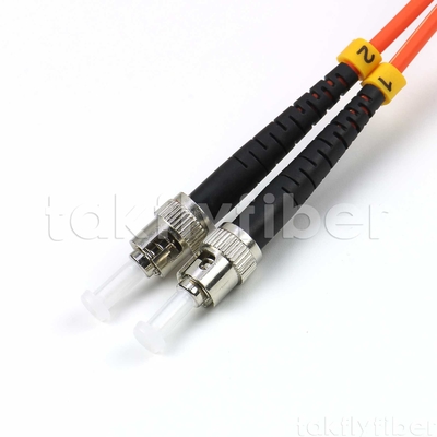 Patchcord światłowodowy UPC MM Duplex 3,0 mm LSZH ST do LC OM1 OM2 APC