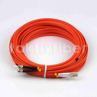 Patchcord światłowodowy UPC MM Duplex 3,0 mm LSZH ST do LC OM1 OM2 APC