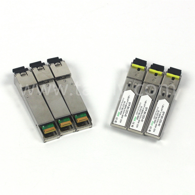 1.25G SFP BIDI Transceiver Tx1310/Rx1550nm 40KM SMF DDM LC SFP Optyczny Transceiver