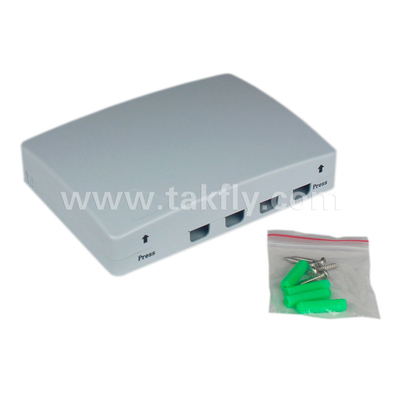 FTTH Fiber Optic Termination Box zapewnia solidną ochronę i zarządzanie budynkiem sieci FTTx.