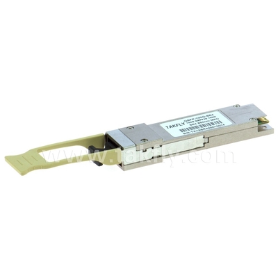 100Gbps QSFP28 SR4 850nm 100m MPO z nadajnikiem DDM Do 27,952 Gbps Prędkość przesyłu danych na kanał