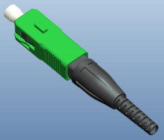 SC UPC/APC Typ Szybki łącznik światłowodowy Technika mechaniczna z wbudowaną pręcią włókna 125μm 652 657