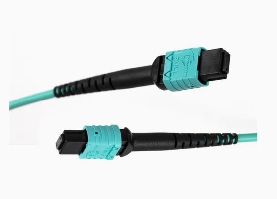 Kompatybilny z MTP kabl optyczny MPO do MPO dla Qsfp+Transceiverów łączności 5g typu B