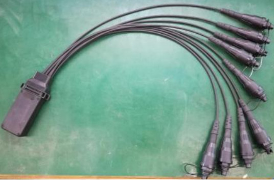 1x4 1x8 Mini FiberHub CLOSURE ITU-T G.657A2 4,8 mm Kabel Fiber Optic Plc Splitter