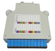DIN Rail Mounting Fiber Optic Terminal Box z trwałym materiałem ABS