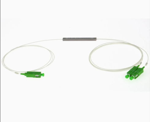 1X2 900um Mini Steel Tube Fiber Optic PLC Splitter Module Wysoka niezawodność i stabilność