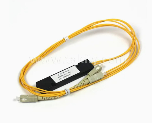 1X2 900um Mini Steel Tube Fiber Optic PLC Splitter Module Wysoka niezawodność i stabilność