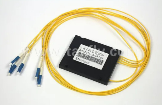 Kompaktowy Gpon Epon 1X4 SC APC ABS FTTX Fiber Optic PLC Splitter z tolerancją temperatury -40- 85C