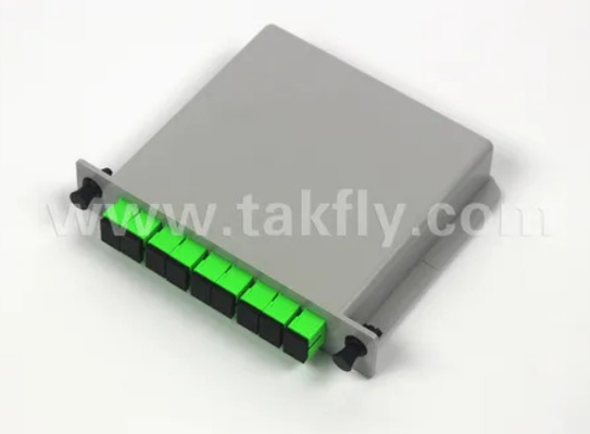 1*8 Jednorazowy tryb G657A1 Włókno Kaseta Typ LGX PLC Splitter z łącznikiem Sc/APC Wysoka niezawodność i stabilność