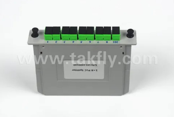 1*8 Jednorazowy tryb G657A1 Włókno Kaseta Typ LGX PLC Splitter z łącznikiem Sc/APC Wysoka niezawodność i stabilność