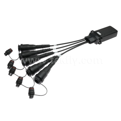 wodoodporny 1X4 Mini Supertap Terminal Type Fiber Optic PLC Splitter z Supertap Female Optitap Kompatybilne złącza
