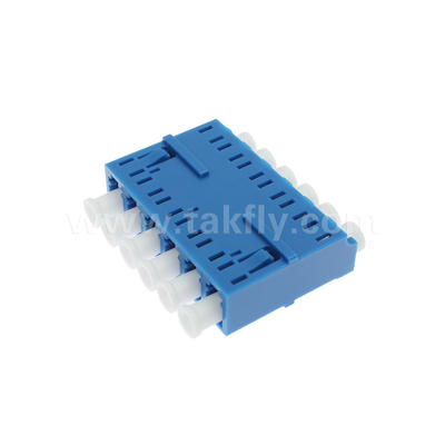 LC/UPC 6 Ways Adapter, SM OS2, Blue,Without Flange Single Mode dla sieci